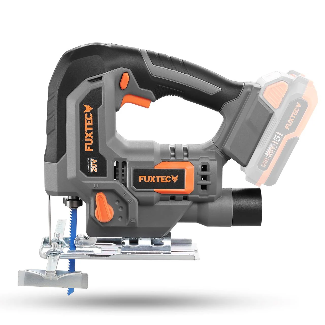 B-WARE Sierra de calar a batería FUXTEC 20V FX-E1JS20 sin batería, sin cargador