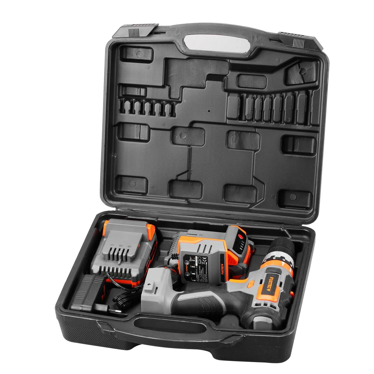 B-WARE FUXTEC 20V Taladro de Impacto a Batería FX-E1SBS20 SET con 2 x Batería 2Ah, 1 x Cargador 1A - Image 9