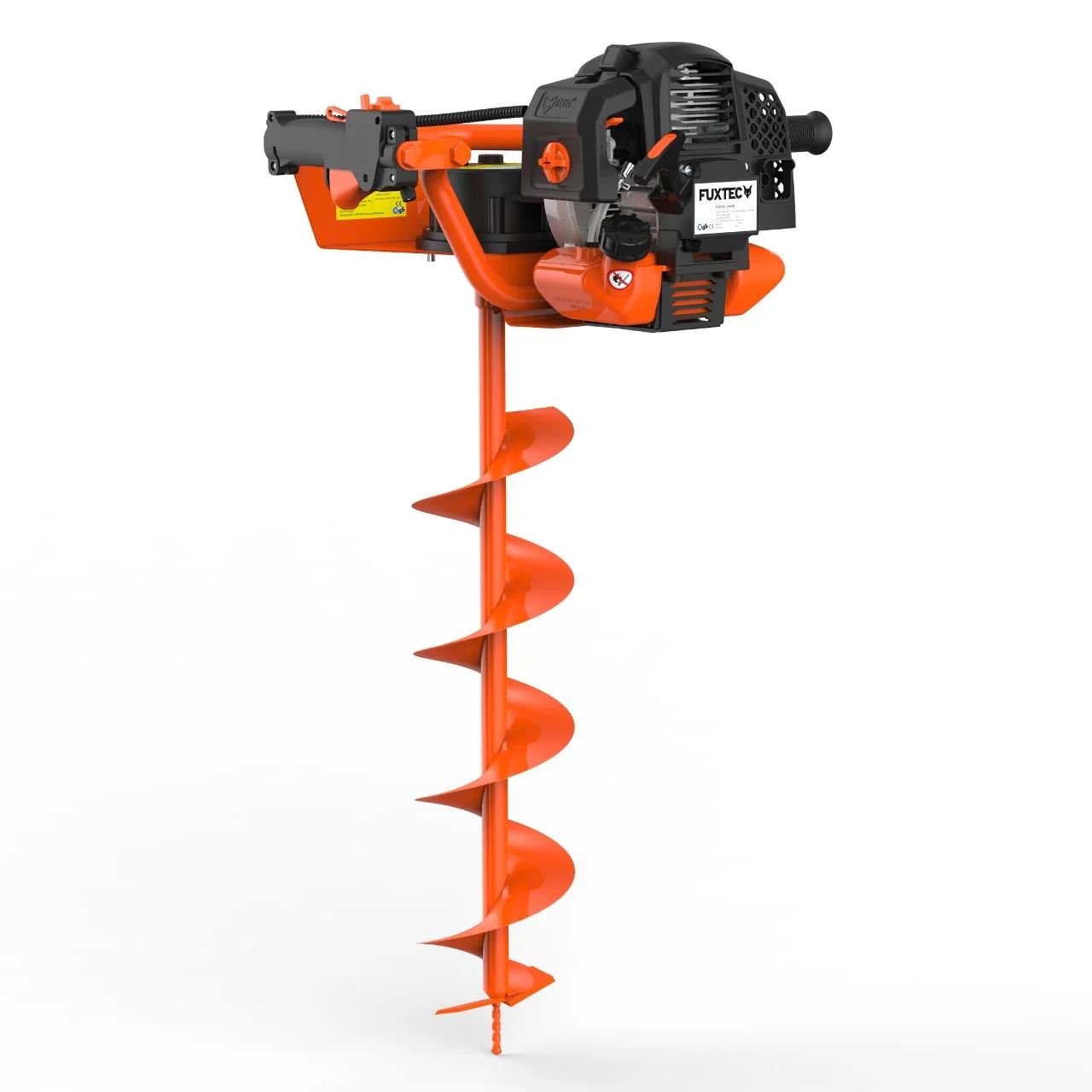 B-WARE FUXTEC  FX-EB152 Taladro de Tierra Ahoyador, 3CV, 52CC - con 3 Brocas de 100/150/200mm - Image 3