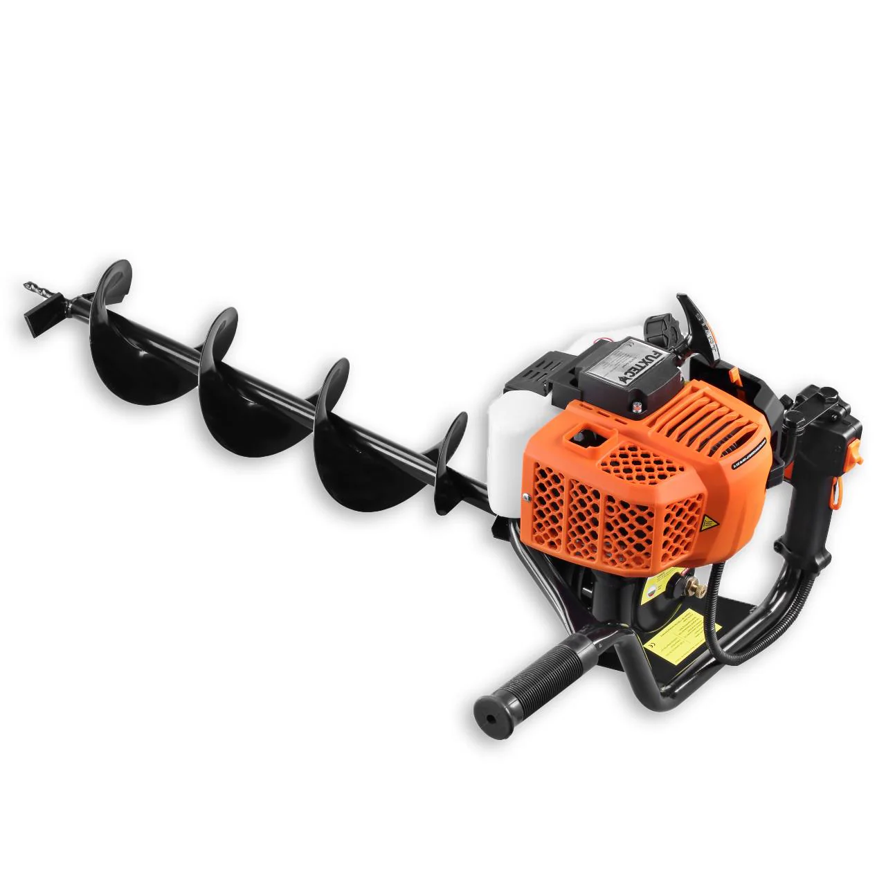 B-WARE FUXTEC Taladro de Tierra Ahoyador Gasolina, Motor de 2 Tiempos FX-EB162 – 3,5CV, 62CC - con 3 Brocas de 100/150/200mm - Image 3