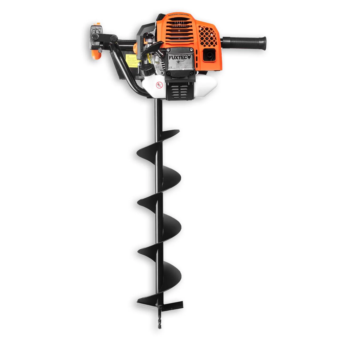 B-WARE FUXTEC Taladro de Tierra Ahoyador Gasolina, Motor de 2 Tiempos FX-EB162 – 3,5CV, 62CC - con 3 Brocas de 100/150/200mm - Image 4