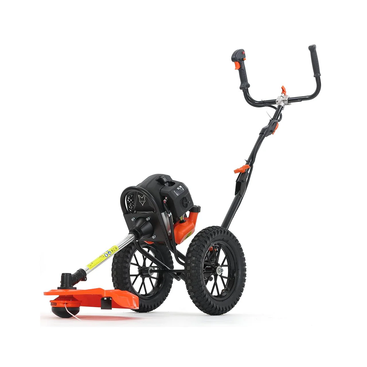 B-WARE FUXTEC Desbrozadora con Ruedas de Gasolina FX-FSR152 de 52cc y con 3 CV