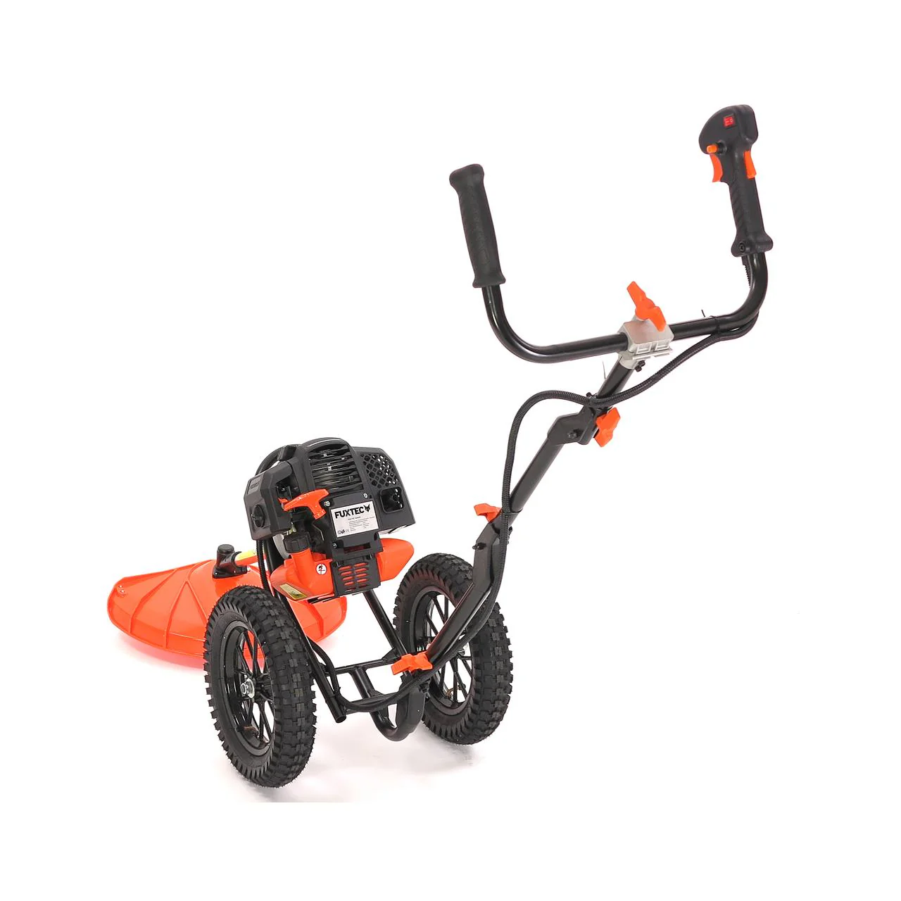 B-WARE FUXTEC Desbrozadora con Ruedas de Gasolina FX-FSR152 de 52cc y con 3 CV - Image 5