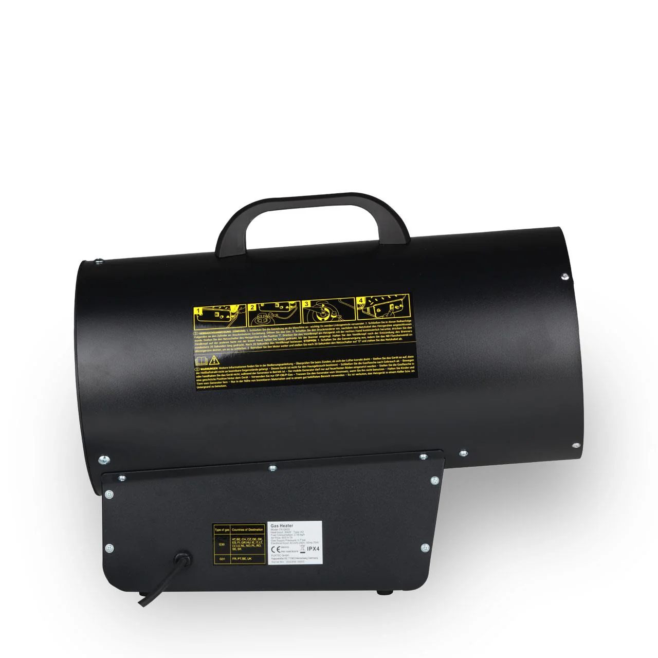 B-WARE FUXTEC Cañon De Calor Calefactor Gas GH33 - Image 4