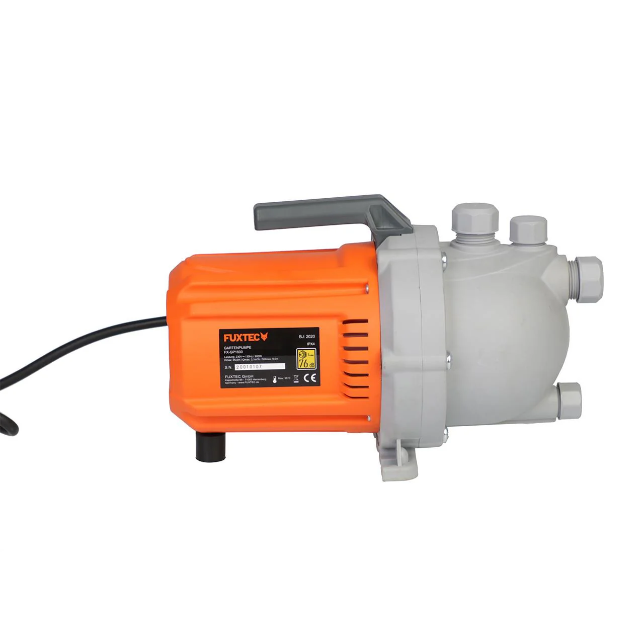 B-WARE Bomba de agua para jardín FUXTEC FX-GP1600  - Image 8