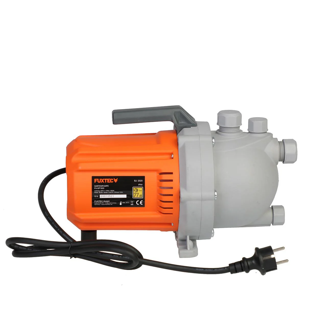 B-WARE Bomba de agua para jardín FUXTEC FX-GP1800 - Image 5