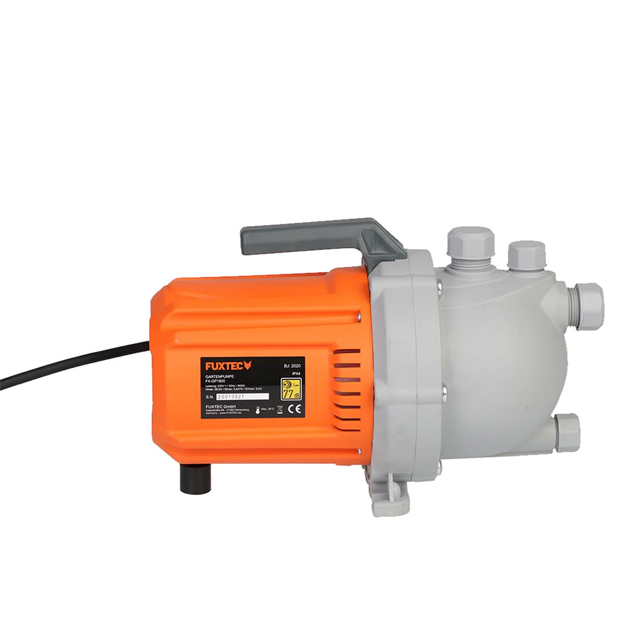 B-WARE Bomba de agua para jardín FUXTEC FX-GP1800 - Image 6