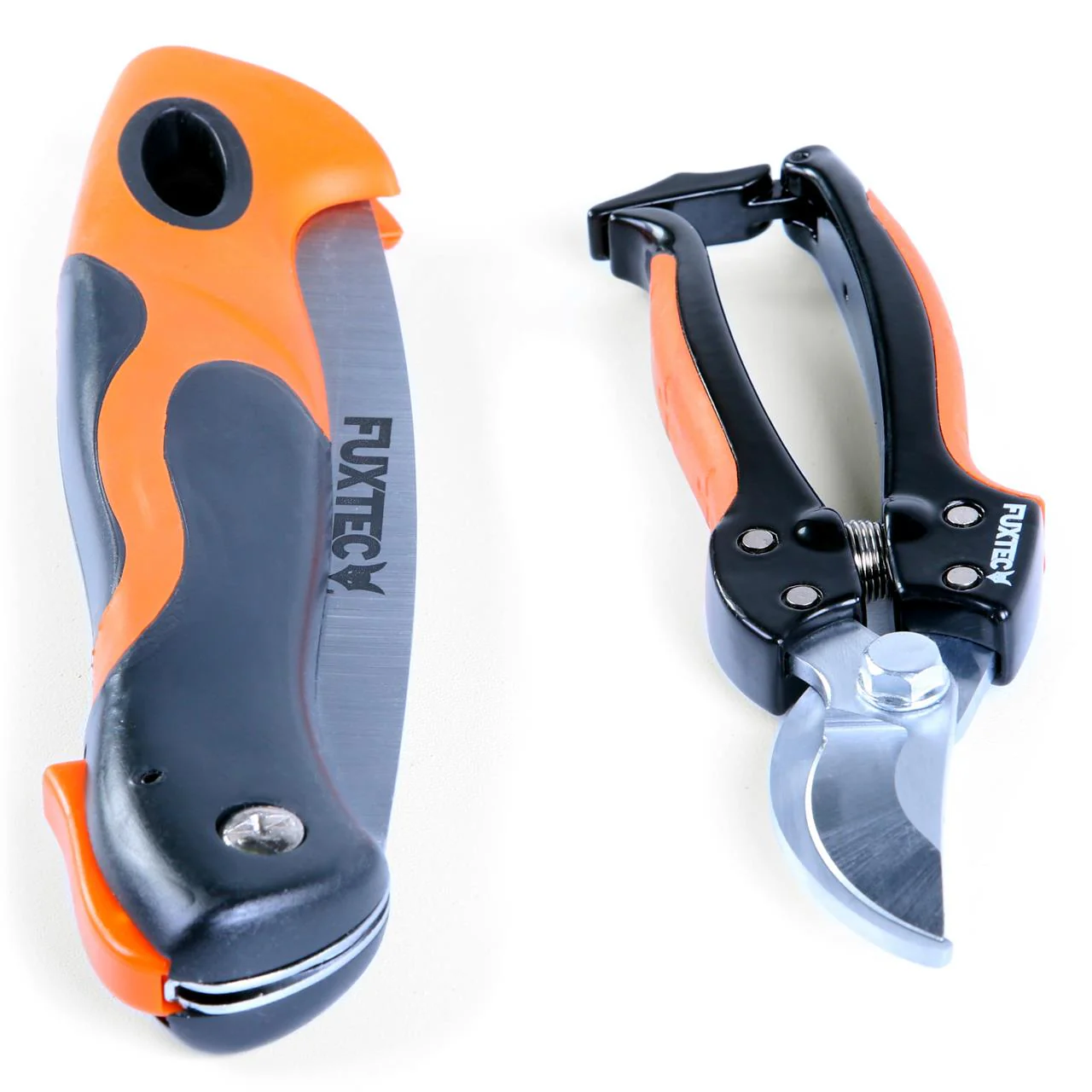 B-WARE Juego de 2 tijeras de podar FUXTEC - tijeras de podar y sierra plegable - Image 7