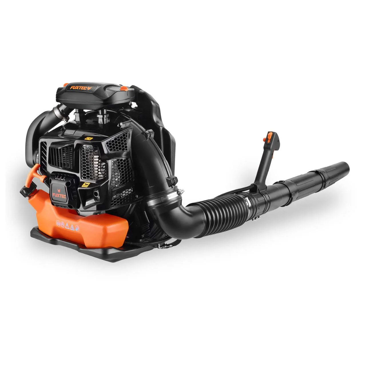 B-WARE Soplador de hojas de gasolina FUXTEC FX-LBP165T portátil trasero