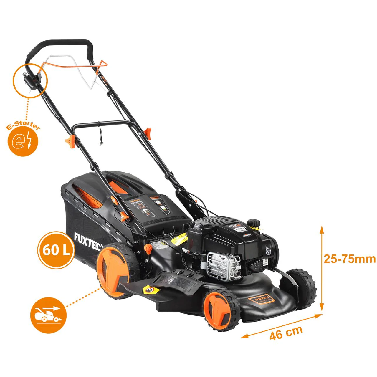 B-WARE Cortacésped de gasolina FX-RM46BS475IS SeriesT InStart® Mow'n Stow - Image 2