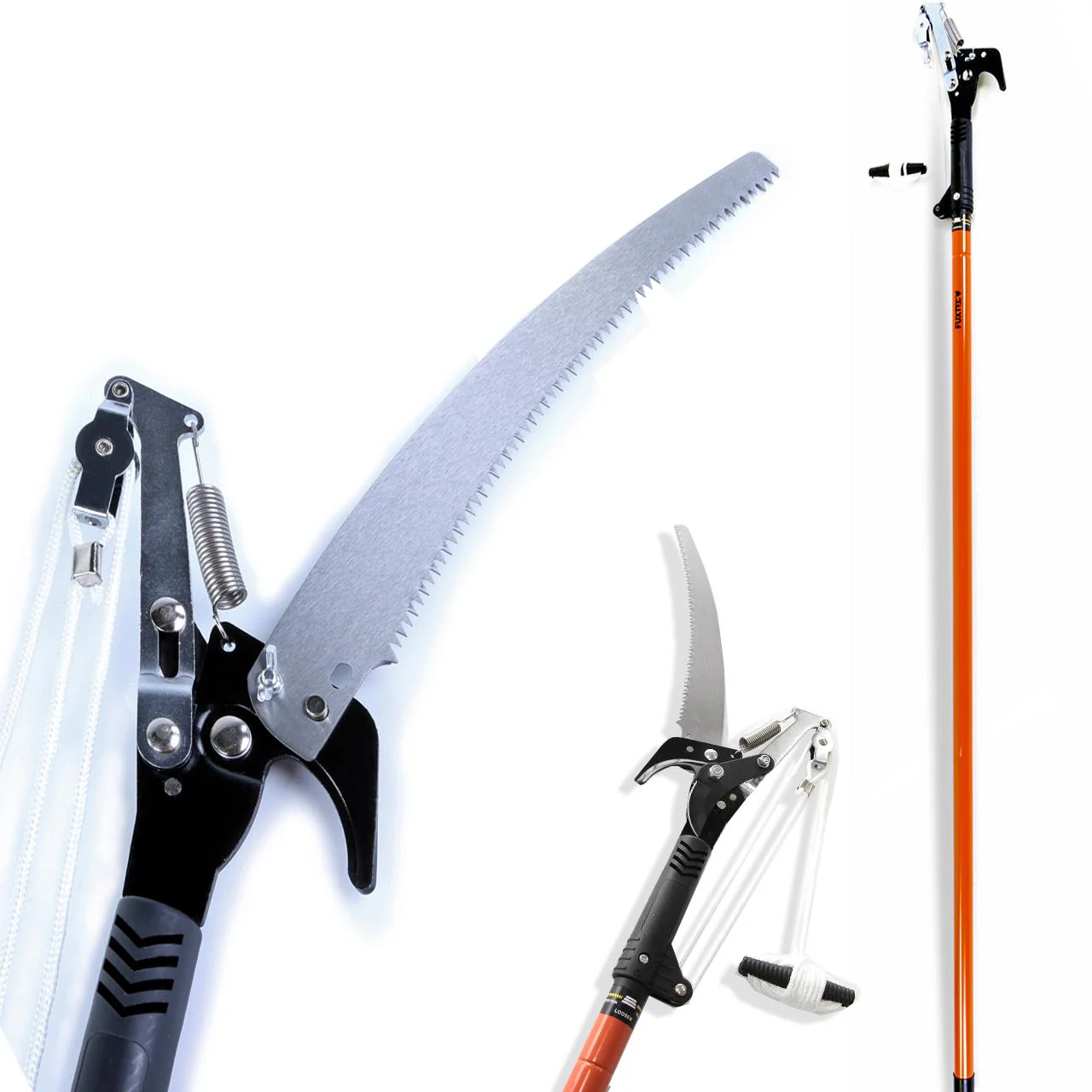 B-WARE Tijeras de podar telescópicas FUXTEC con cuchilla superior 35cm
