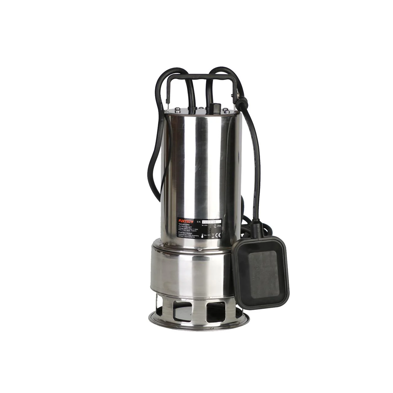 B-WARE FUXTEC FX-TP11100 Bomba sumergible de 1100 W - Ideal para el bombeo de aguas residuales - Image 7