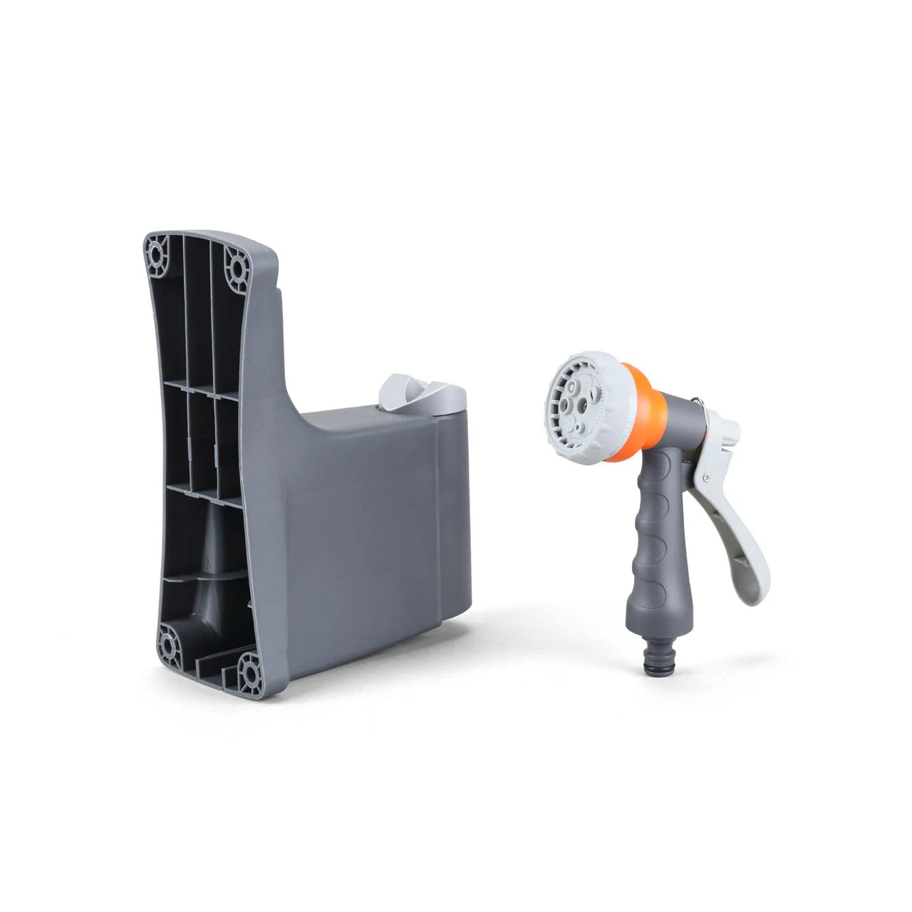 B-WARE Carrete de manguera automático para pared FUXTEC FX-WSA20 de 20 m con "EASY FIX" para facilitar el riego. - Image 7