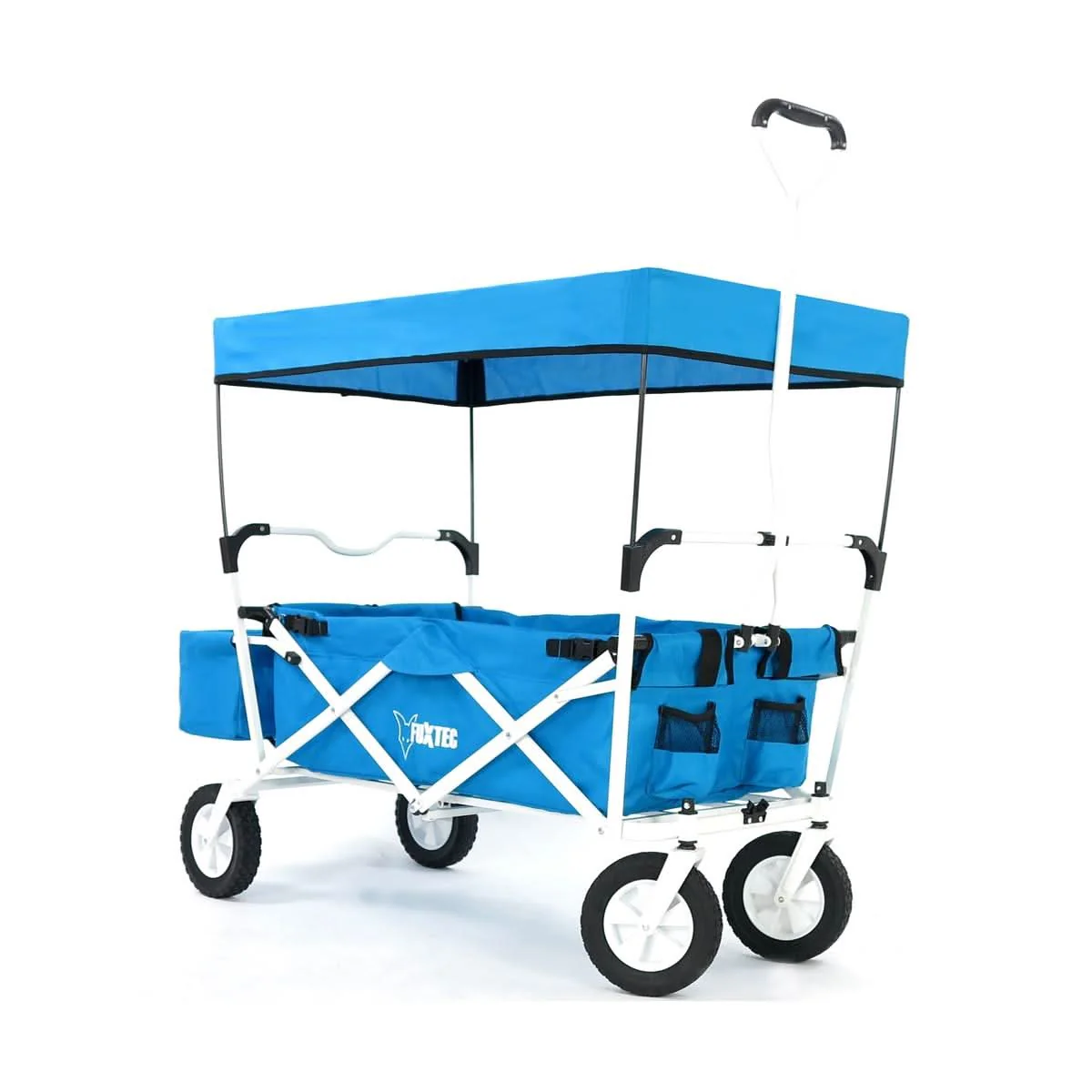 B-WARE FUXTEC Carro plegable TURKIS con techo solar JW-76AT