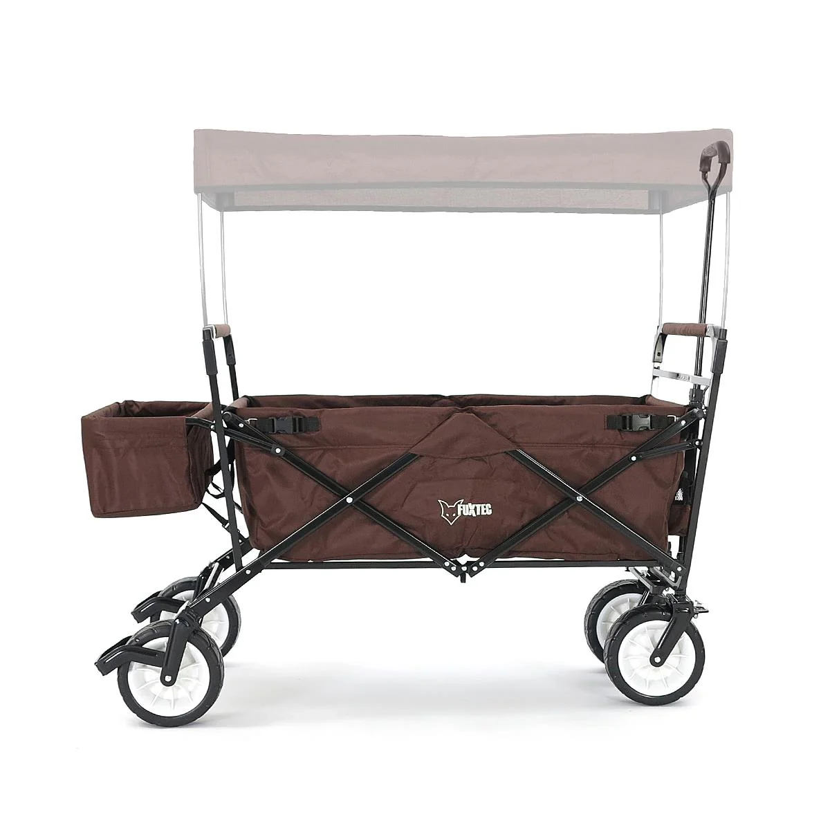 B-WARE Carro de mano FUXTEC MARRON con techo solar JW-76CB - Image 3