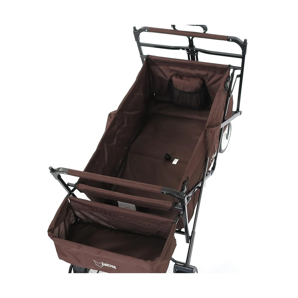 B-WARE Carro de mano FUXTEC MARRON con techo solar JW-76CB - Image 7