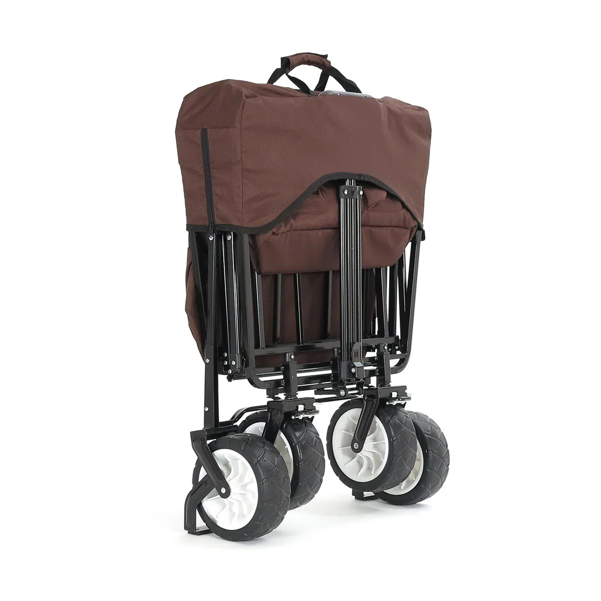 B-WARE Carro de mano FUXTEC MARRON con techo solar JW-76CB - Image 8