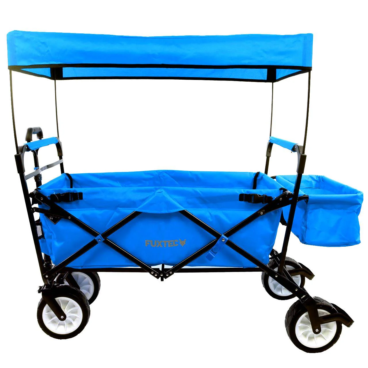B-WARE FUXTEC Bollerwagen JW-76C, Carro Plegable EL Original - con Techo Desmontable - Image 3