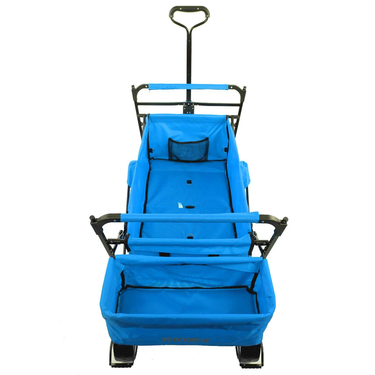 B-WARE FUXTEC Bollerwagen JW-76C, Carro Plegable EL Original - con Techo Desmontable - Image 5