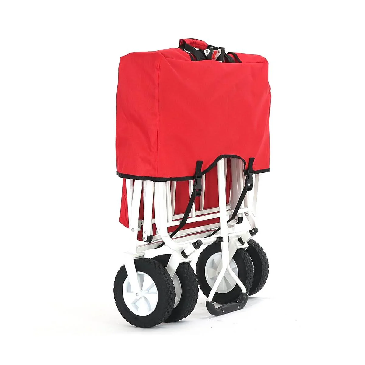 B-WARE FUXTEC Bollerwagen JW-76C, Carro Plegable - con techo desmontable - Image 12