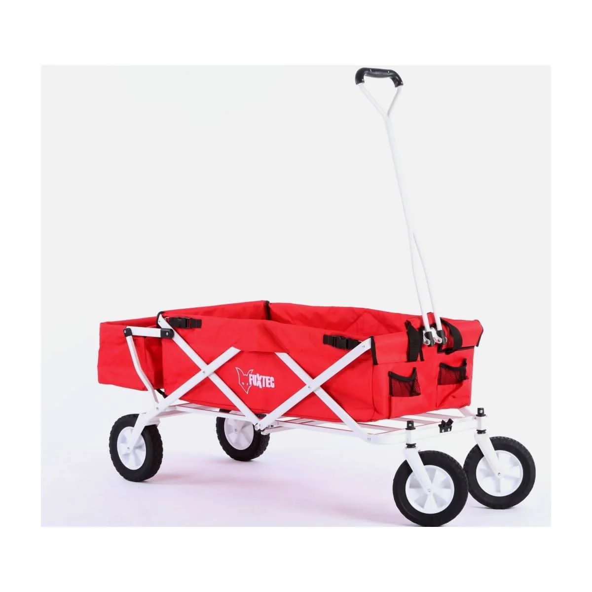 B-WARE FUXTEC Bollerwagen JW-76C, Carro Plegable - con techo desmontable - Image 6