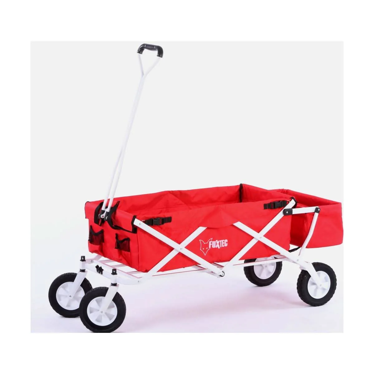 B-WARE FUXTEC Bollerwagen JW-76C, Carro Plegable - con techo desmontable - Image 8
