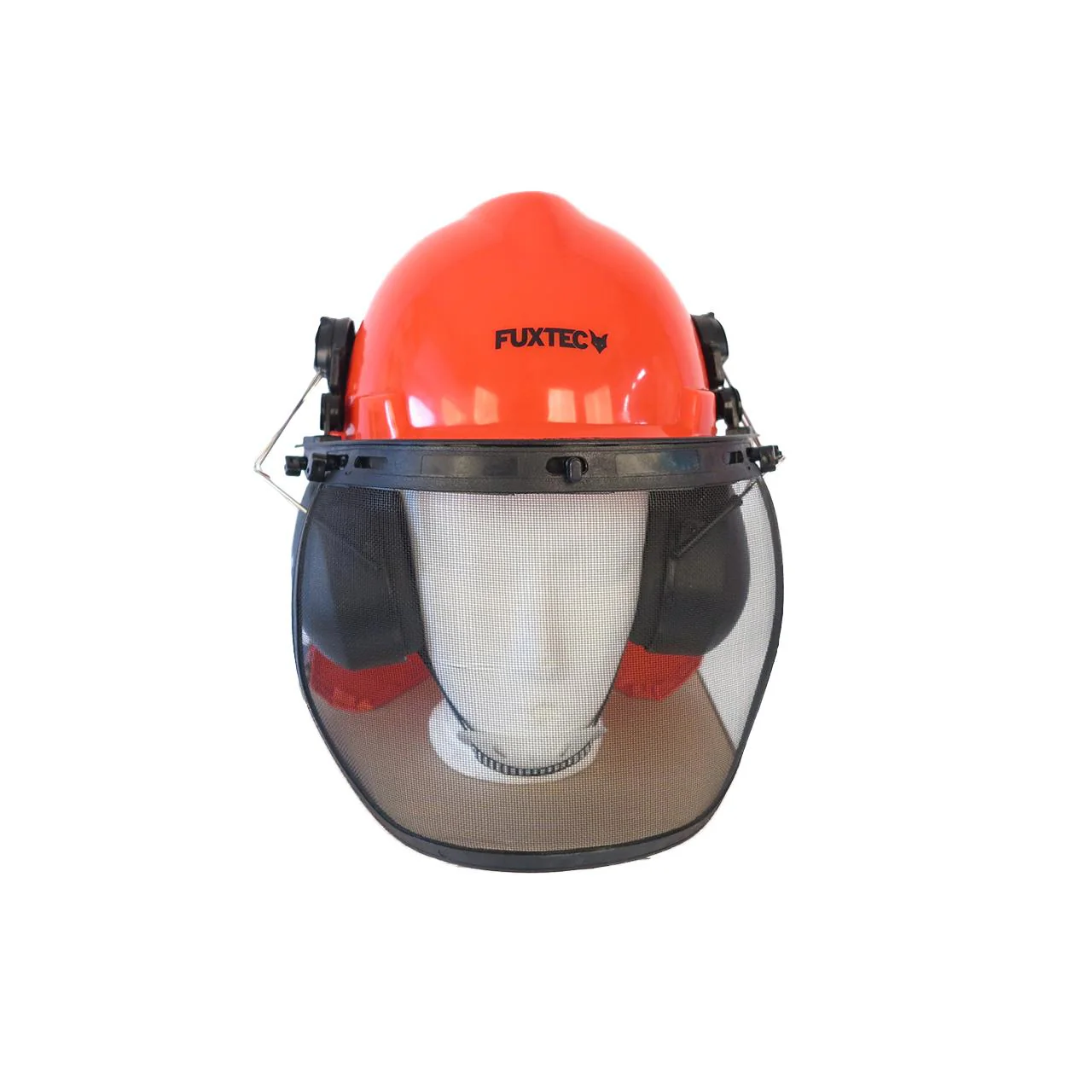 B-WARE Casco de seguridad forestal FUXTEC con protección para la nuca - Image 3