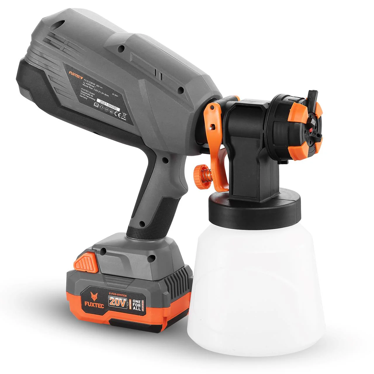 FUXTEC 20V Pulverizador manual a batería FX-E1CSP20 SET con 1 x Batería 4Ah, 1 x Cargador 1A - Image 5