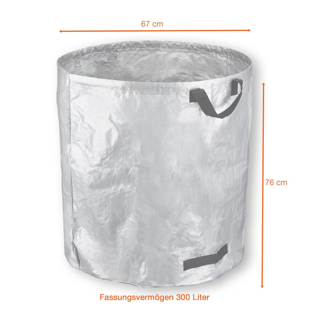 FUXTEC Juego de 5 cubos de basura para jardín FX-GB300 - Image 8