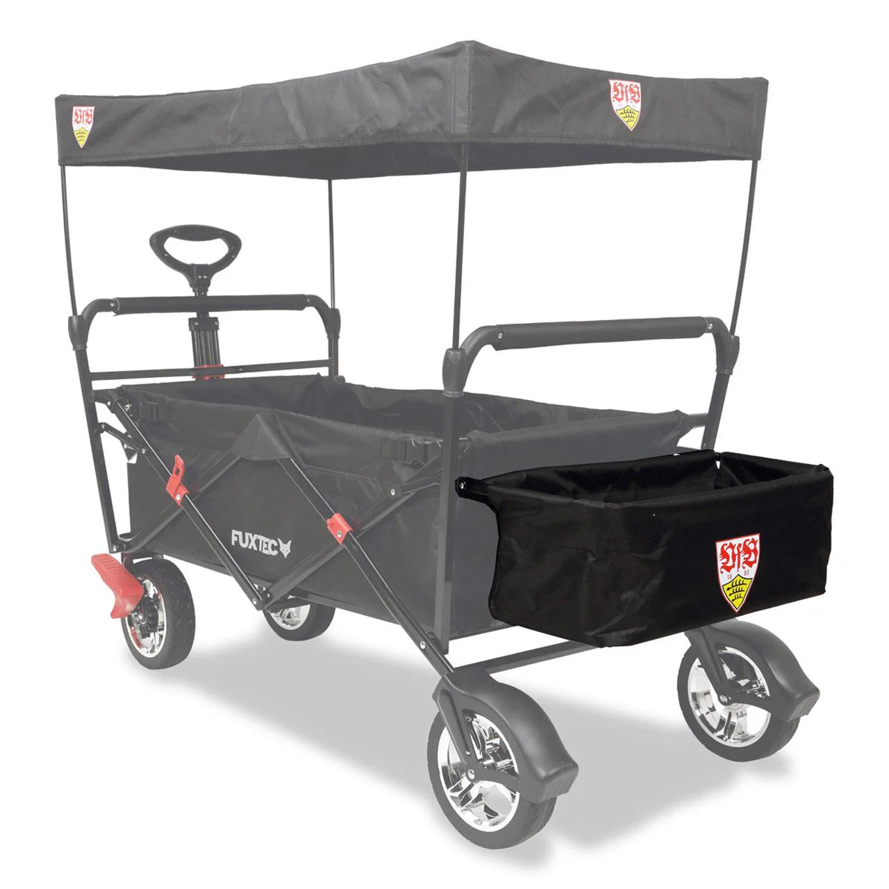 Funda de tela Tail Bag Black VfB-Edition para Rollertruck CT-350/CT500